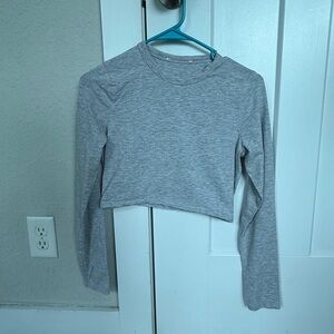 Cotton on long sleeve crop top